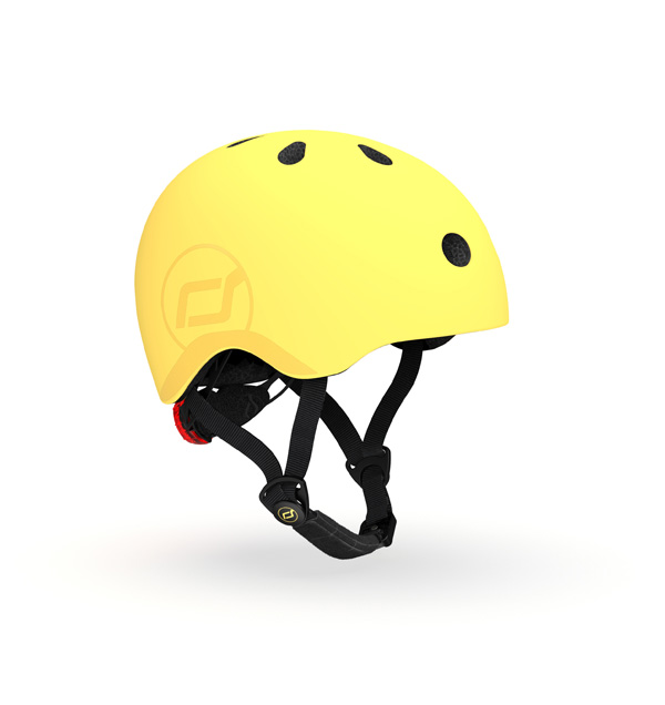 Casca de protectie pentru copii, cu sistem de reglare, Scoot & Ride Lemon ,S,51 – 55 cm